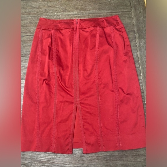 WHITE HOUSE BLACK MARKET Women’s Blazer/Jacket Sz 10 Red Skirt Sz 8 - Picture 7 of 15